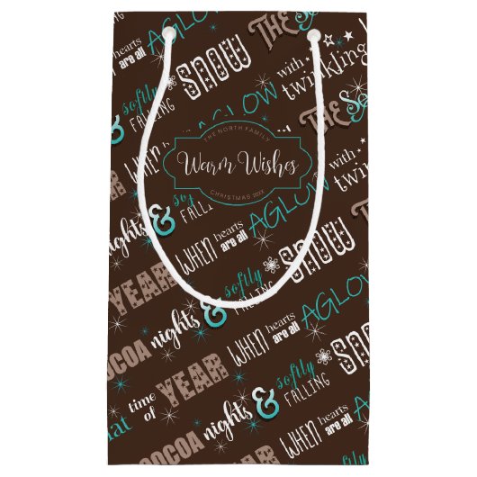 Seizoensschilderpatroon ID593 Klein Cadeauzakje (Voorkant)