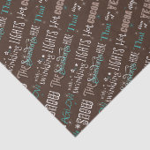 Seizoensschilderpatroon ID593 Tissuepapier (Detail)