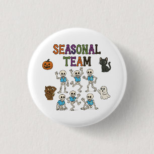 Seizoensteam Halloween Ronde Button 3,2 Cm