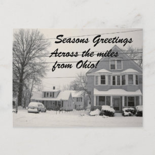 SEIZOENVERGADERINGEN VAN OHIO FEESTDAGENKAART