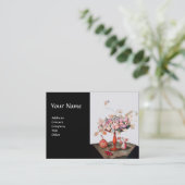SEIZOENVROUWERS VAN DE SEASON, LAAT MONOGRAM Pink Visitekaartje (Staand voorkant)