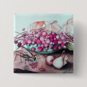 SEIZOENVRUCHTEN 3 VIERKANTE BUTTON 5,1 CM