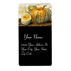 SEIZOENVRUCHTEN / POMPKINS ETIKET