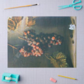 SEIZOENVRUCHTEN, PROSPERITAIRE rode druiven, vlind Tissuepapier (Craft)