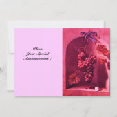 SEIZOENVRUCHTEN - PROSPERITEIT, roze rood bruin Aankondiging (Achterkant)