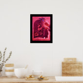 SEIZOENVRUCHTEN - ROOG paars Poster (Keuken)