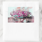 SEIZOENVRUCHTEN / STRAWBERRIA EN PEARS RECHTHOEKIGE STICKER (Tas)