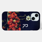 SEIZOENVRUCHTEN, STRAWBERRIES EN STRAATVLOER Case-Mate iPhone CASE (Achterkant (horizontaal))