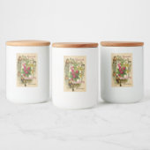 SEIZOENVRUCHTEN / VOGELS EN RASPBERRIEËN BEHOUDEN VOEDSELCONTAINER ETIKET (Flessen)