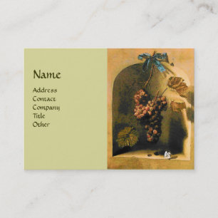 SEIZOENVRUCHTEN - WELVAARDIGHEID, geel groen bruin Visitekaartje