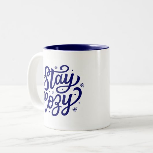 Séjour De Vacances Cosy Café Mug (Devant gauche)