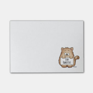 Séjour Pawsitive - notes de post-it pour