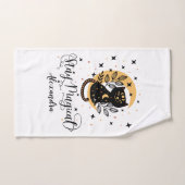 Séjour personnalisé Magique Chat Thème (Serviette à main)