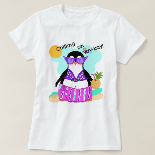 Séjour (vacances) Penguin T-SHIRT (Design devant)