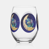 SÉJOURNER WILD MOON ENFANT Chien Chow verre à vin (Recto)