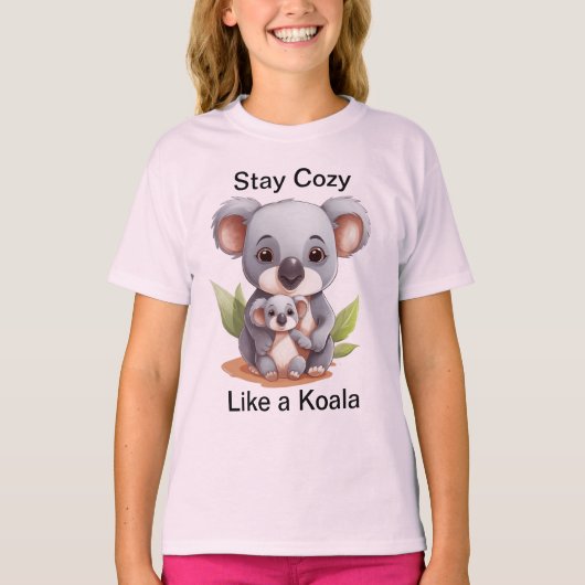 Séjournez à l'aise comme un Koala - Cosy T-Shirt K (Devant)