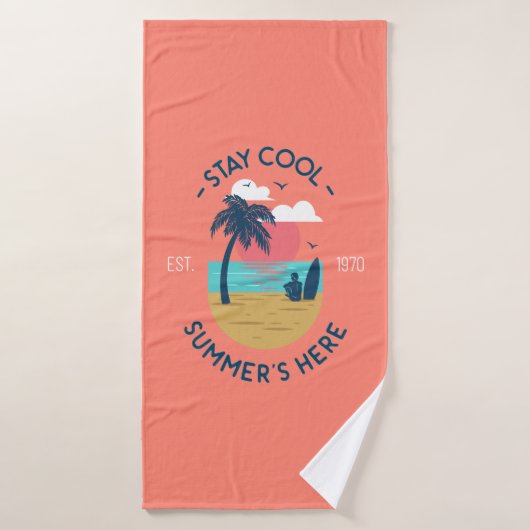 Séjournez Cool Summer's Here Beach Sunset (Serviette de bain)
