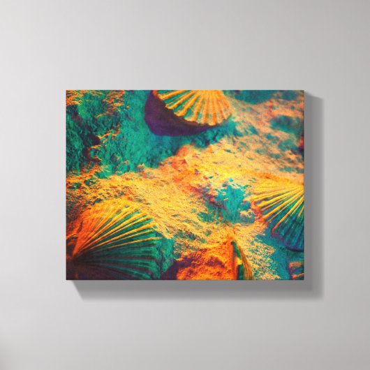 Sekells en zand canvas afdruk (Voorkant)