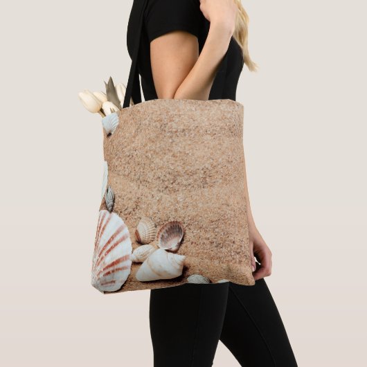 Sekells en zand-Canvas tas (Dichtbij)