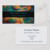 Sekells en zand visitekaartje (Voorkant / Achterkant)