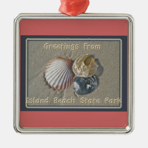 Sekells-groeten van IBSP Seaside Park NJ Metalen Ornament