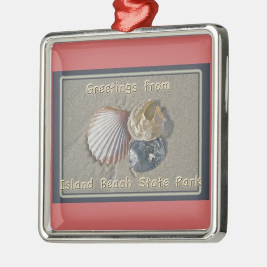 Sekells-groeten van IBSP Seaside Park NJ Metalen Ornament (Links)