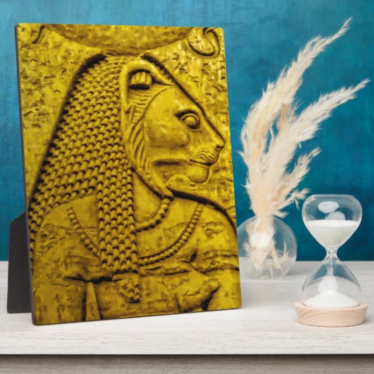 Sekhmet Fotoplaat (Zijkant)