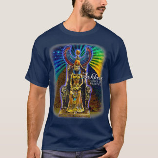 Sekhmet Lioness Egyptian Goddess of Healing Text T-shirt