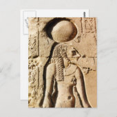 Sekhmet Lioness Hieroglyphic Briefkaart (Voorkant / Achterkant)