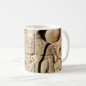 Sekhmet Lioness Hieroglyphic Koffiemok (Voorkant rechts)