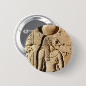 Sekhmet Lioness Hieroglyphic Ronde Button 5,7 Cm (Voorkant /achterkant)