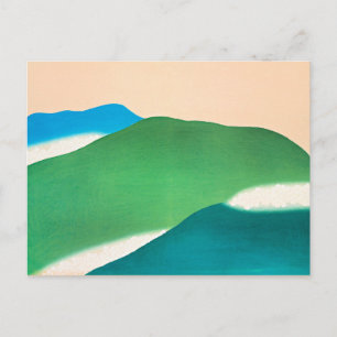 Sekka - Groene bergen, kunstschilderij, Briefkaart
