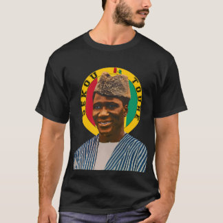 Sékou Touré Pan-Afrikaans T-shirt Zwart historisch