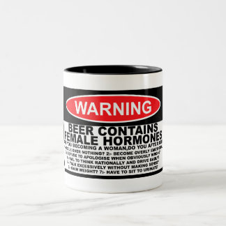 seksbier tweekleurige koffiemok