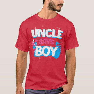 sekse onthult feestgeschenken , oom zegt jongen ,  t-shirt