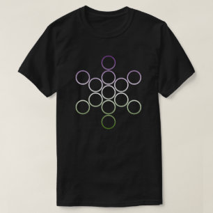 seksespecifieke cirkels t-shirt