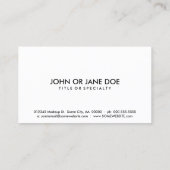 seksespecifieke cirkels visitekaartje (Achterkant)