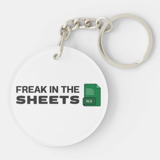 Sekspartner in bed sleutelhanger (Achterkant)