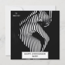 Seksuele huwelijksverjaardag ondeugend  save the date