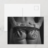 Seksuele Koppels Ansichtkaart Zwart en Wit Briefkaart (Voorkant / Achterkant)