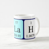 Selah nom de table périodique mug (Devant droit)