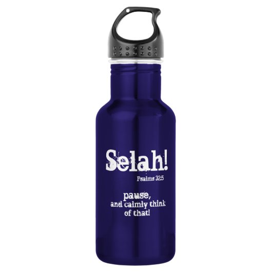 Selah. Waterfles (Voorkant)