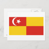 Selangor vlag briefkaart (Voorkant / Achterkant)