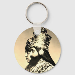 Selassie I Jah Rastafari Rasta Reggae Livity Roots Sleutelhanger