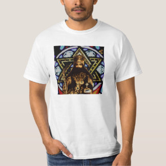 Selassie Star van David Background T-shirt