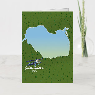 Selawik meer Alaska kaart