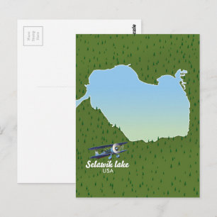 Selawik meer Alaska kaart