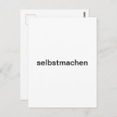 selber gestalten briefkaart (Voorkant / Achterkant)