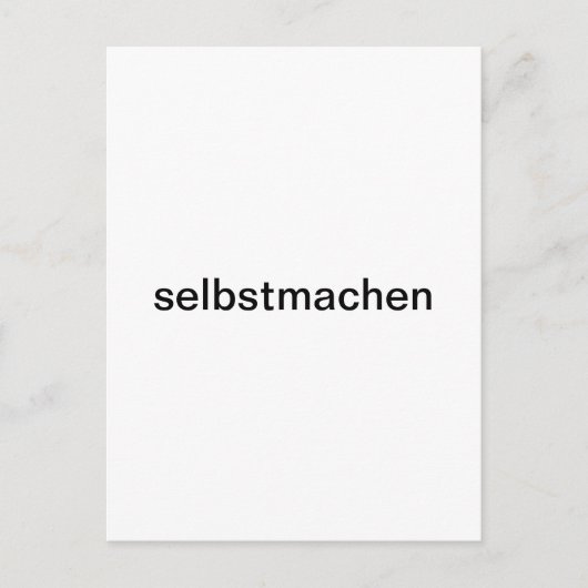 selber gestalten briefkaart (Voorkant)