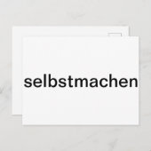 selber gestalten briefkaart (Voorkant / Achterkant)